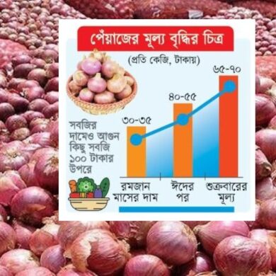 দ্বিগুণ পেঁয়াজের দাম, অনুসন্ধানে বেরিয়ে এলো ‘ভয়ংকর’ তথ্য দ্বিগুণ পেঁয়াজের দাম, অনুসন্ধানে বেরিয়ে এলো ‘ভয়ংকর’ তথ্য